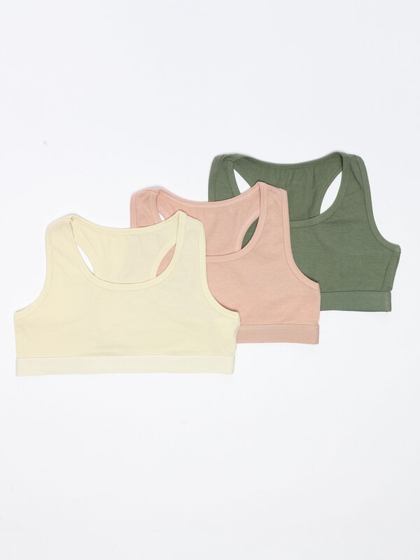 Pack of 3 seamless tops