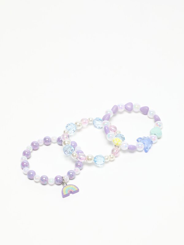 Pack de 3 pulseiras variadas