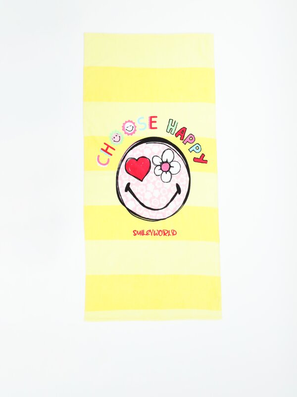 Smiley® print towel