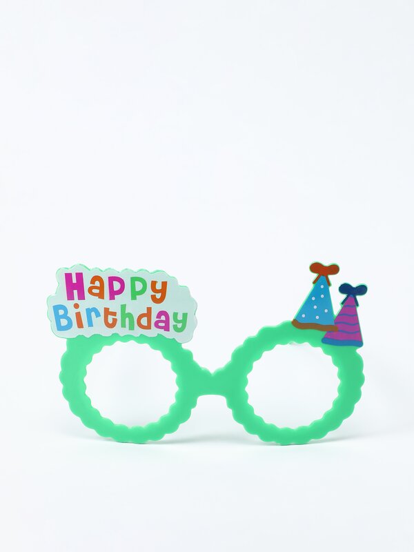 Birthday party hat glasses
