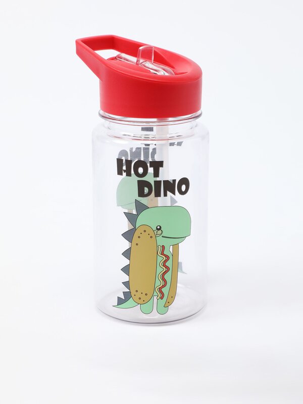 Botella estampado Hot Dino