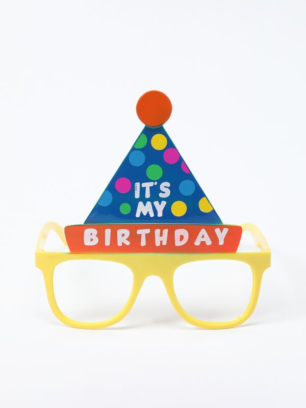 Birthday party hat glasses