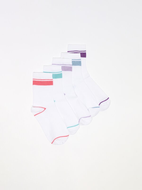 Pack of 5 pairs of sports socks