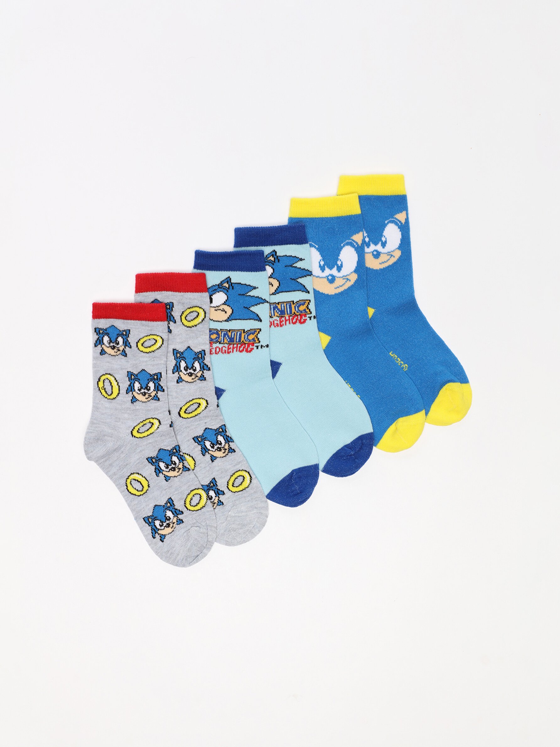 Pack de 3 pares de calcetines de Sonic™ | SEGA - Calcetines largos - Calcetines - ROPA - Niño | 4 - años - Niños - | Lefties Mexico