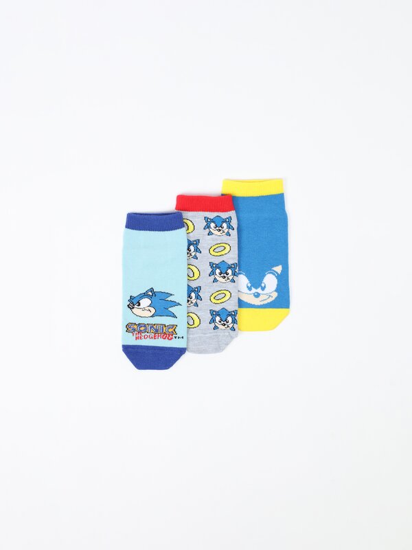 Pack de 3 pares de calcetines de Sonic™ | SEGA
