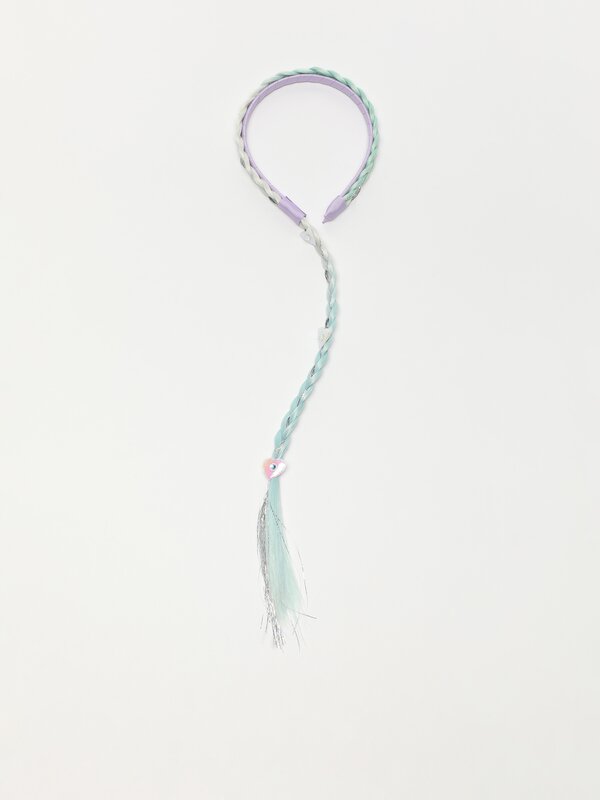 Embellished braided headband