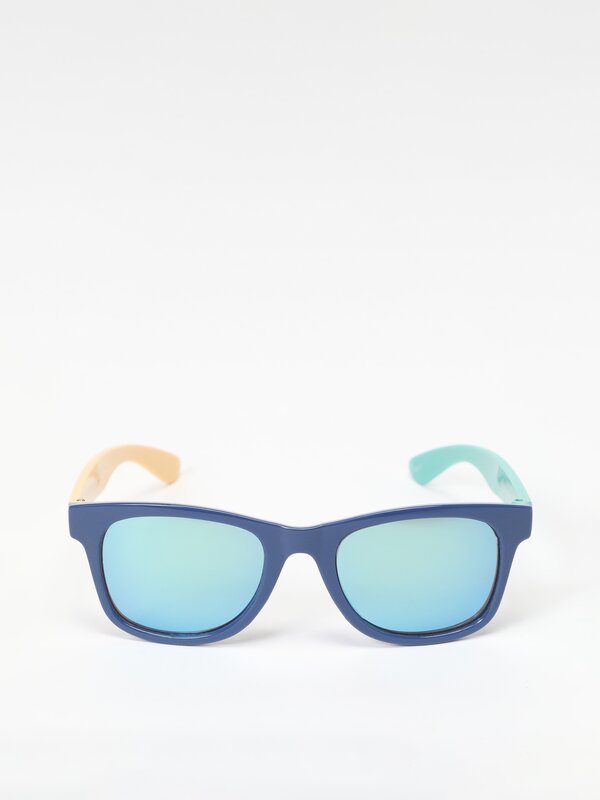 Multicoloured square sunglasses