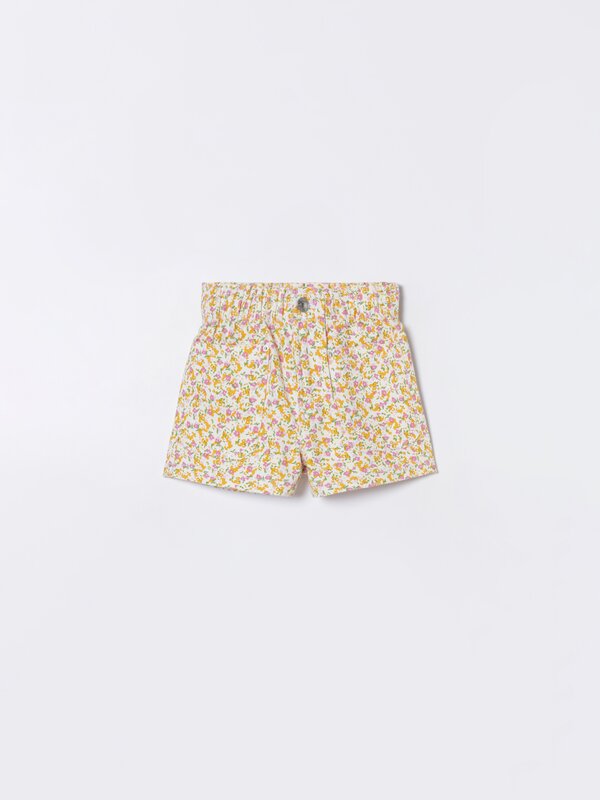 Baggy denim shorts