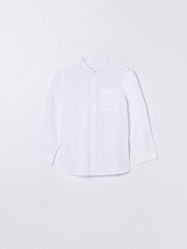 Camisa cuello mao