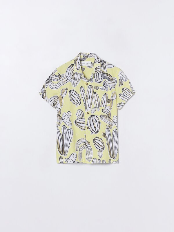 Resort print shirt