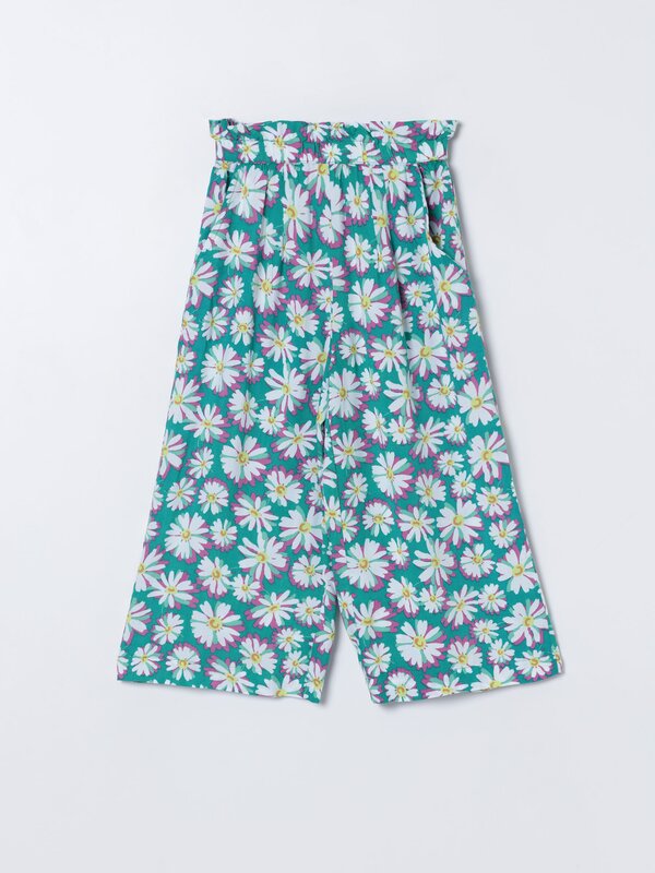 Printed culottes