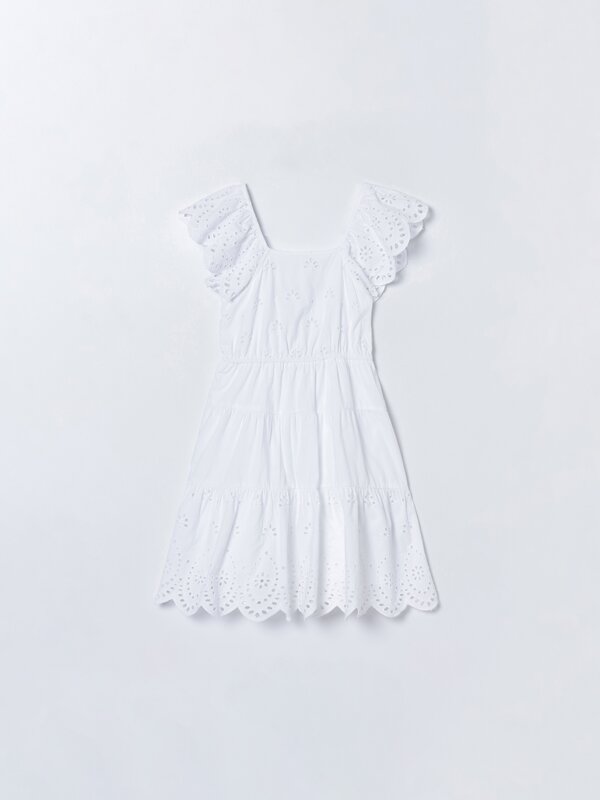Swiss embroidery dress - DRESSES - THE ENTIRE COLLECTION - GIRL | 4- 14 years - KIDS - | Lefties Israel Swiss embroidery dress - DRESSES - THE ENTIRE COLLECTION - GIRL | 4- 14 years - KIDS - | Lefties Israel