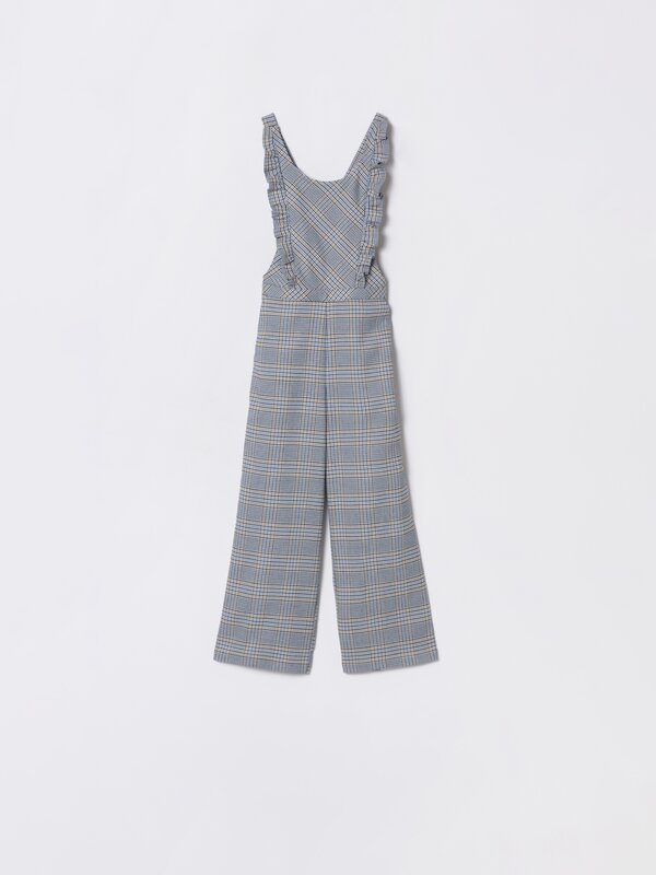 Dungarees with ruffles