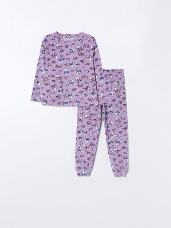 Conjunto de pijama estampado de Os Smurfs IMPS