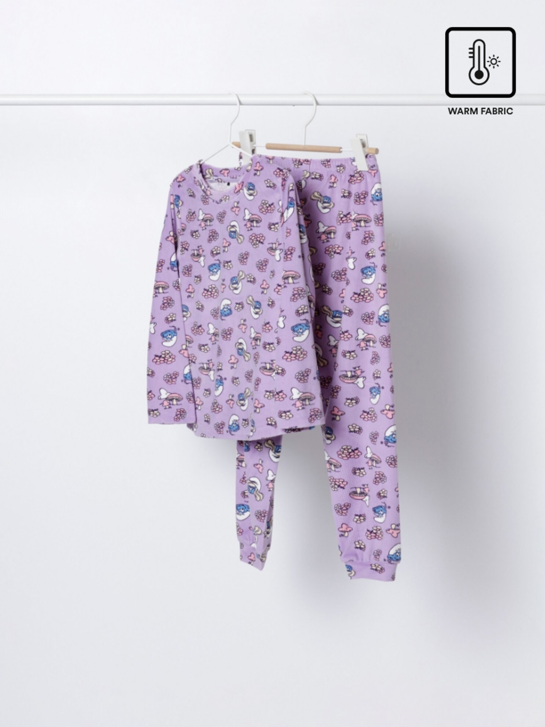 Conjunto de pijama estampado Los Pitufos IMPS - Películas - COLABORACIONES - ROPA NIÑA | 4- 14 años - NIÑOS | España (Canarias)