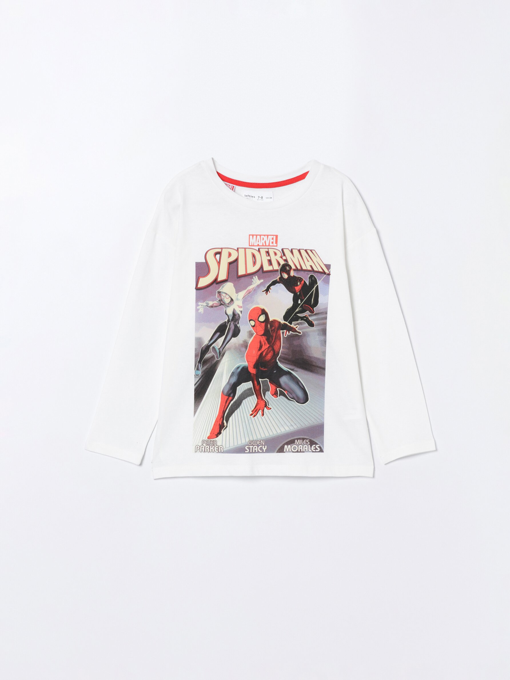 Camiseta estampado Spiderman - Superhéroes - COLABORACIONES - TODA LA COLECCIÓN - NIÑO | 4- 14 años - NIÑOS - | Lefties ESPAÑA