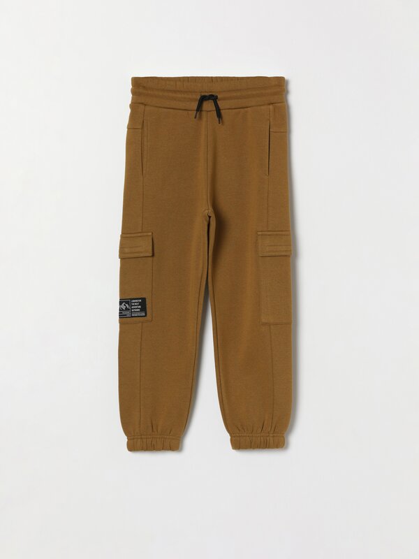 Cargo tracksuit bottoms