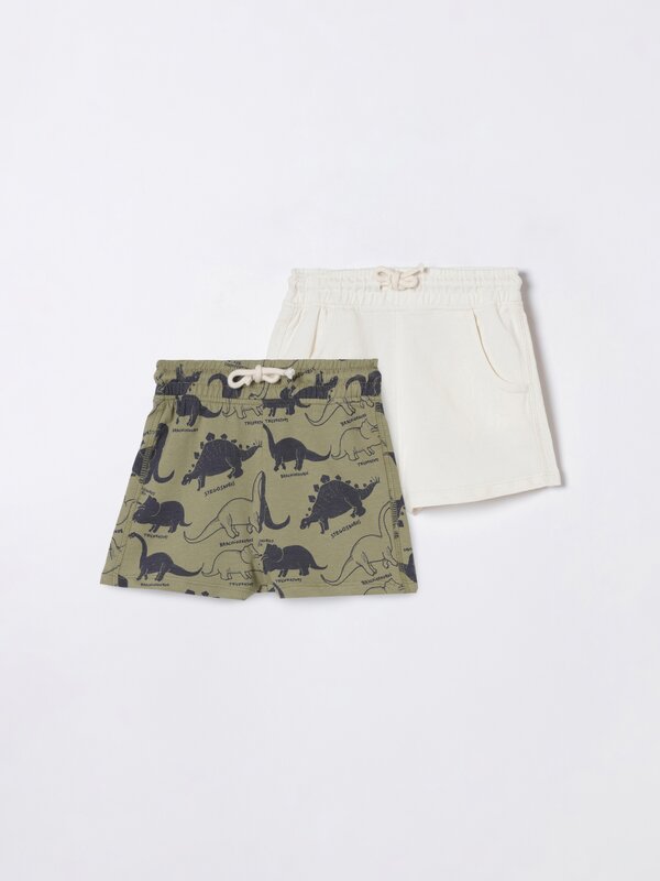 Pack de 2 bermudes combinades