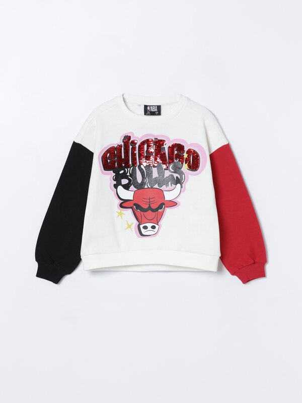 Colour block CHICAGO BULLS™ sweatshirt