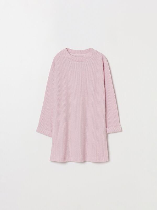 Soft ribbed dress