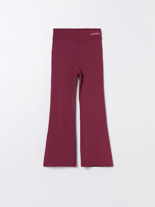 Legging kirol-galtza termikoak, kanpai-formakoak