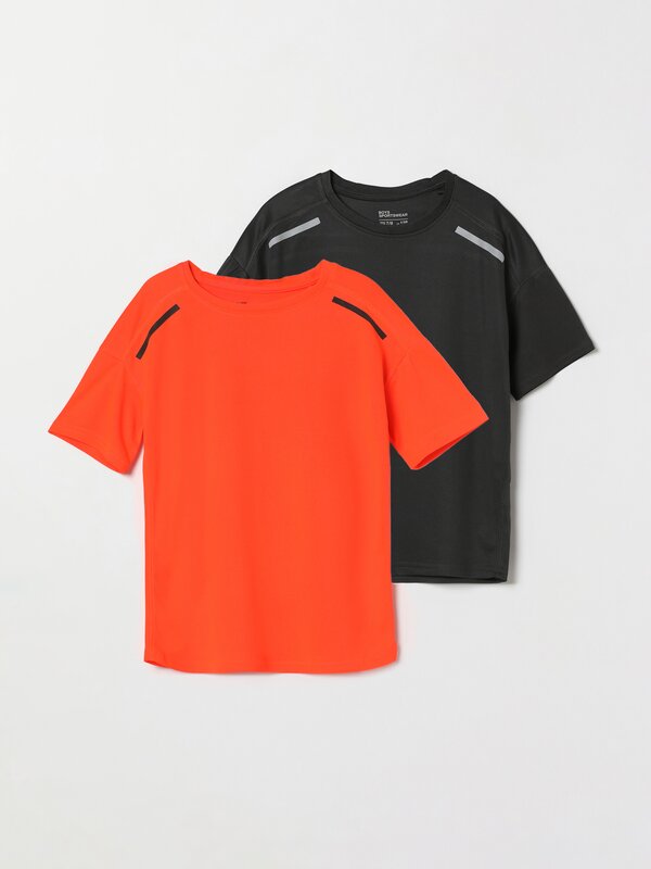 Pack of 2 sports T-shirt