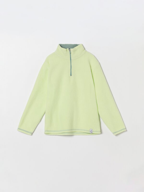 Fleece with zip