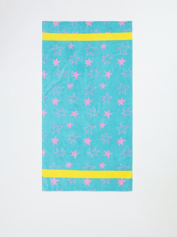 Star print towel