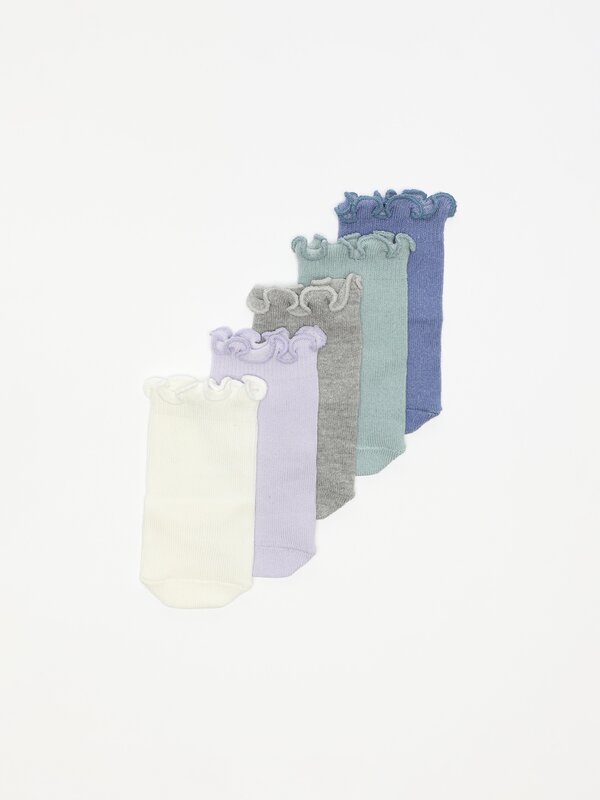 Pack of 5 pairs of long socks