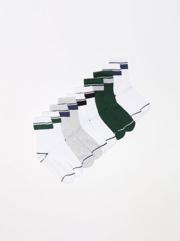 Pack de 5 pares de calcetines deportivos