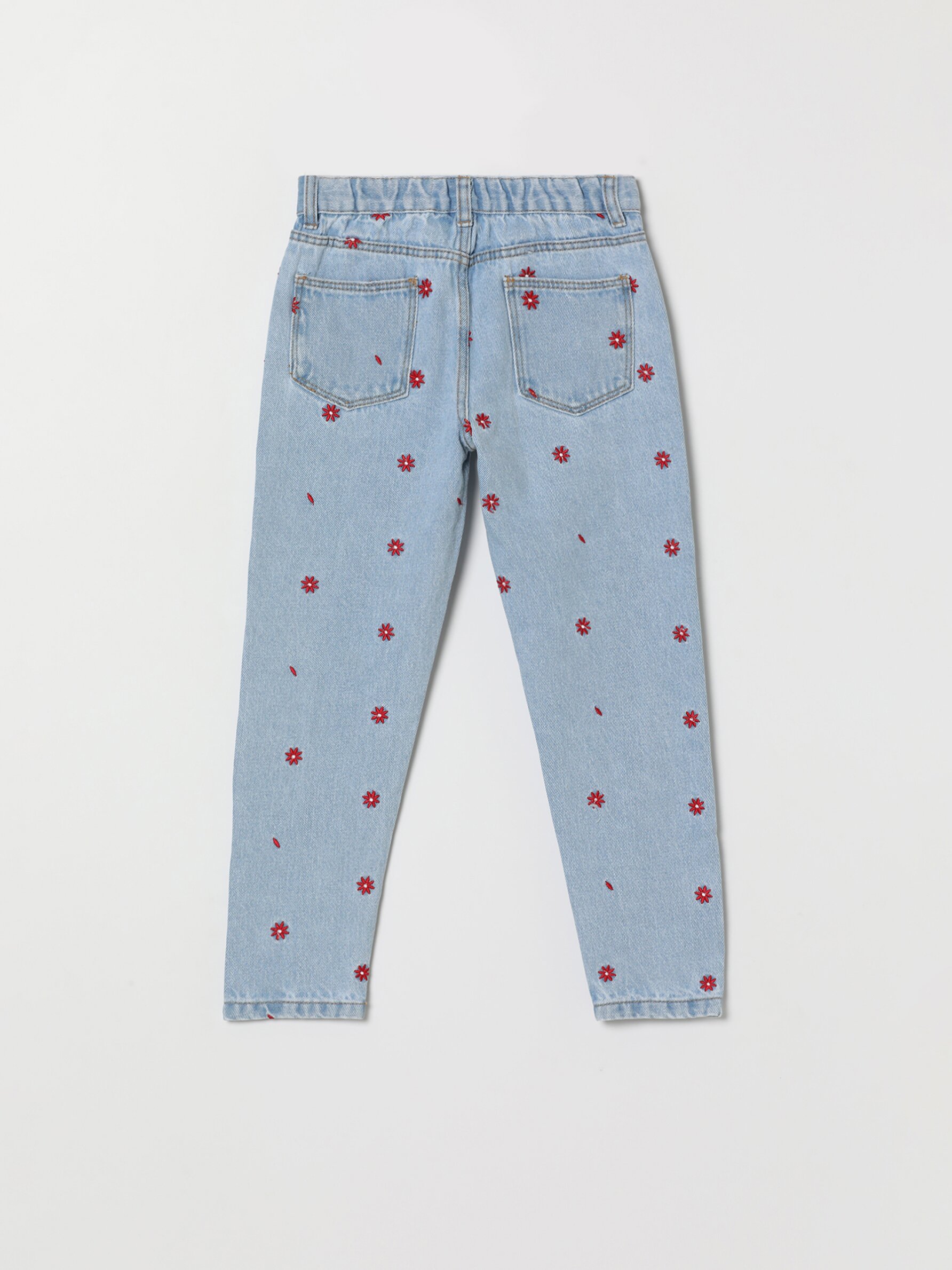 Jeans mom fit bordados - - ROPA - Niña | 4 14 - Niños - | Lefties ESPAÑA