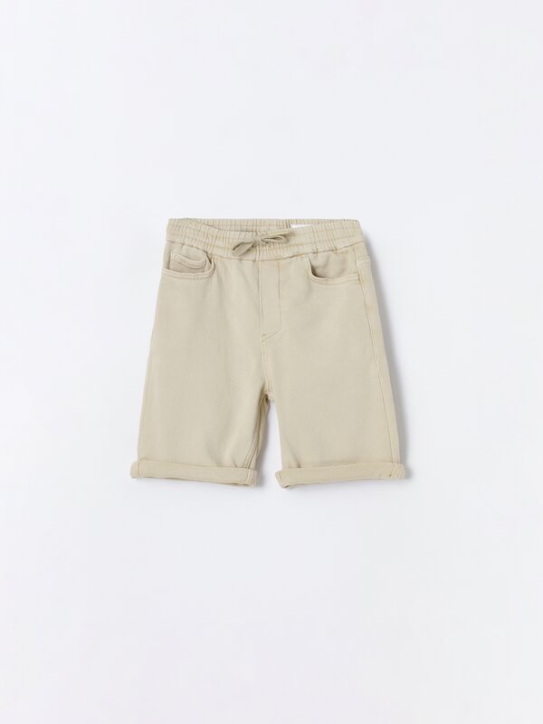 Bermuda vaquera jogger