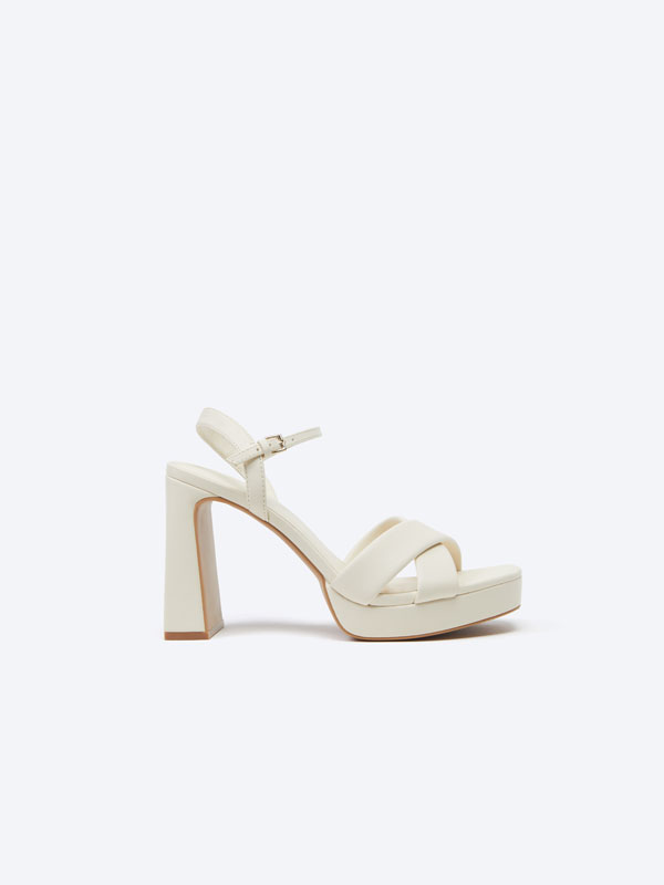 High-heel platform sandals