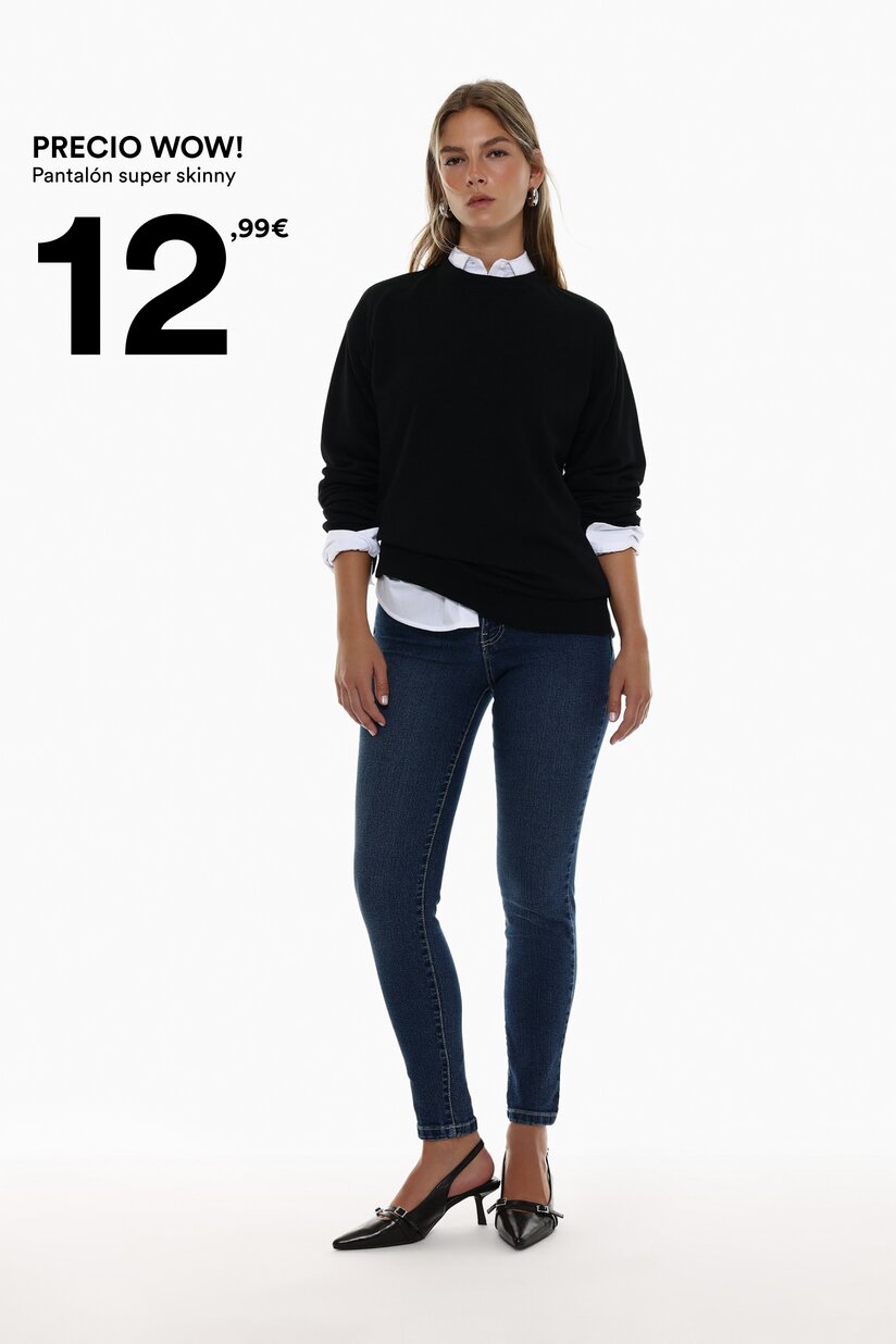 Vaqueros skinny de mujer Lefties Nueva Coleccion