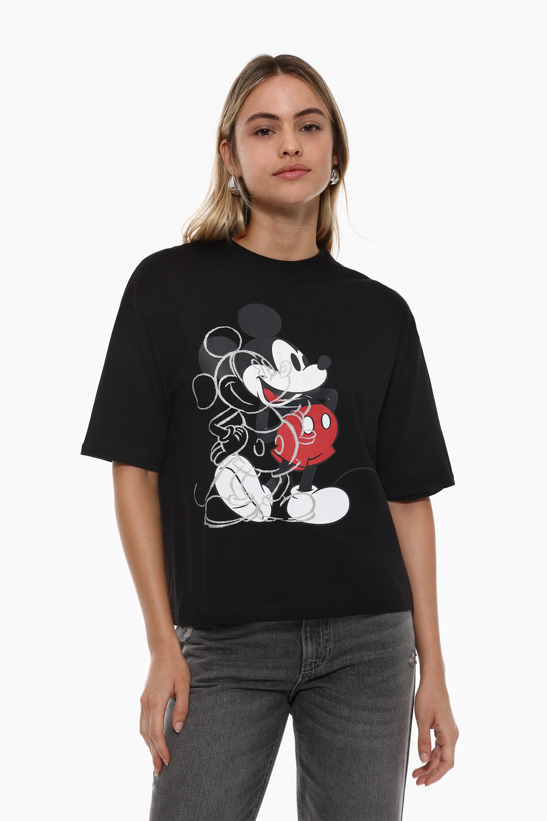 Camiseta Mickey Mouse Disney Camisetas Manga Corta Camisetas ROPA Mujer Lefties ESPANA