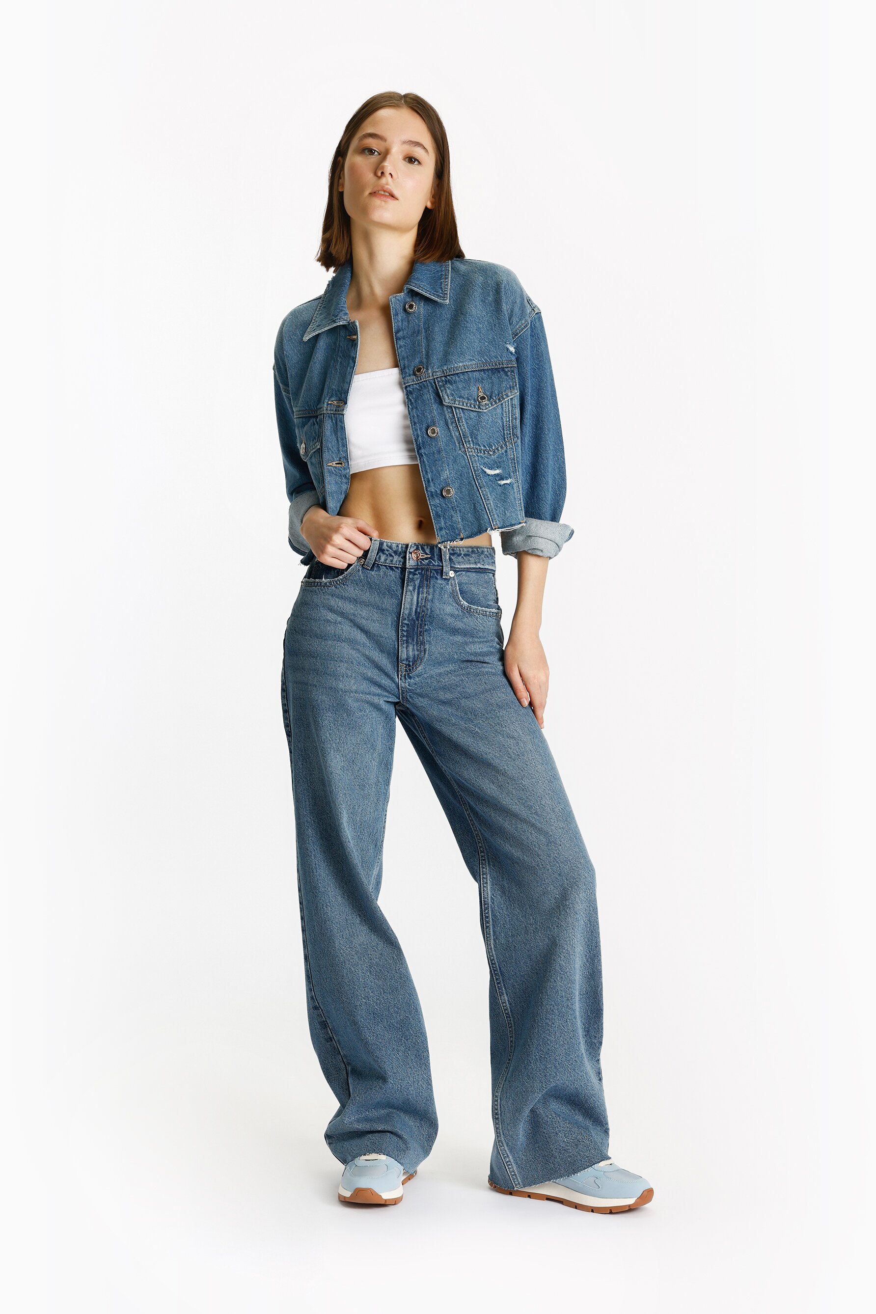 Primavera Verano 2023 Tendencias Vaqueros 2020 Mujer Wide Leg Moda