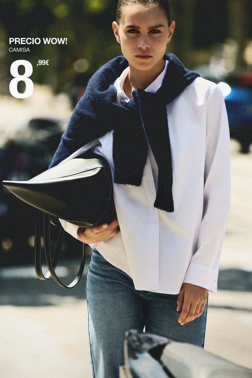 Camisa blanca mujer lefties hot sale