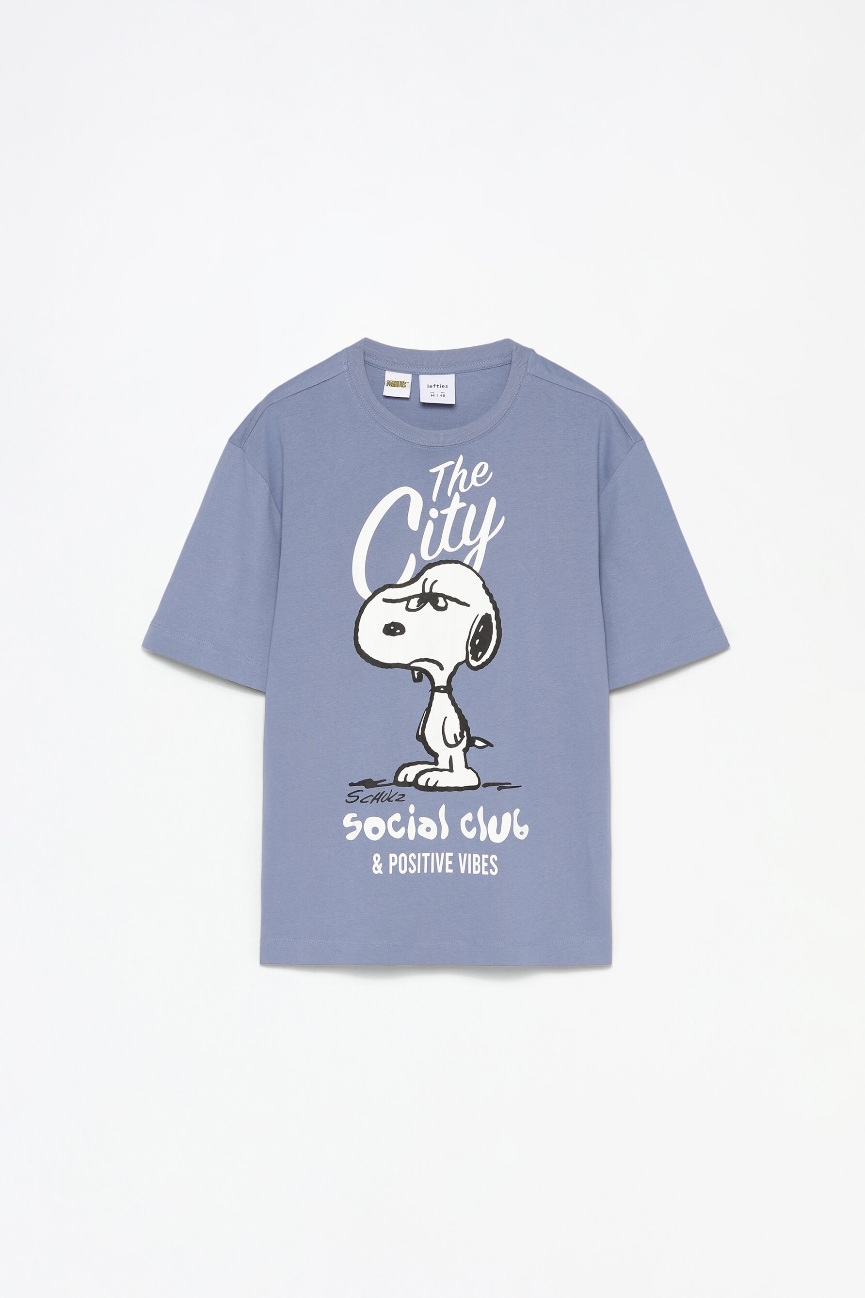 Camiseta estampada Snoopy Peanuts Kelme x Lefties Colaboraciones ROPA Nino Ninos Lefties ESPANA