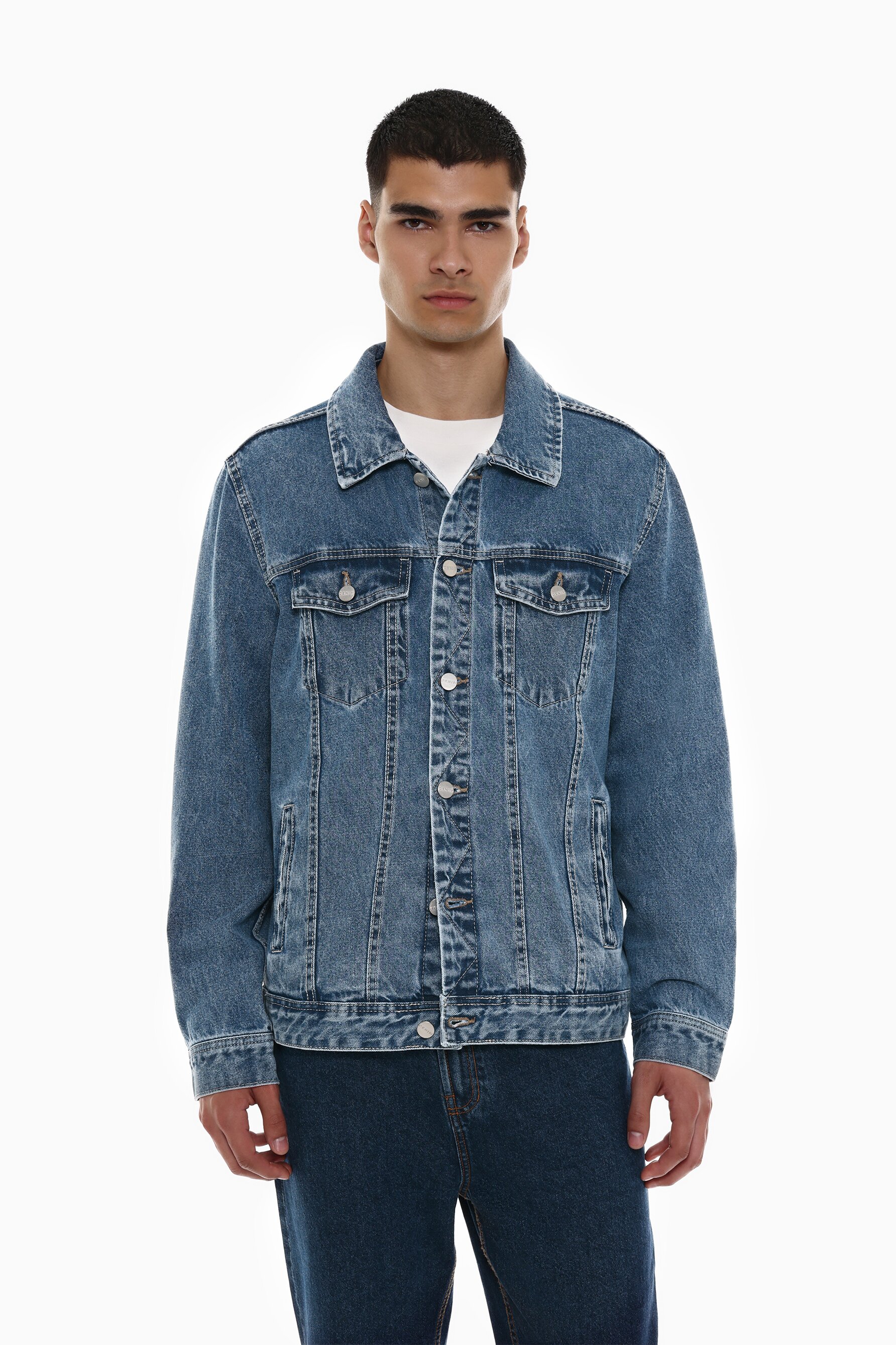 Cazadora denim basica Abrigos Chaquetas ROPA Hombre Lefties ESPANA