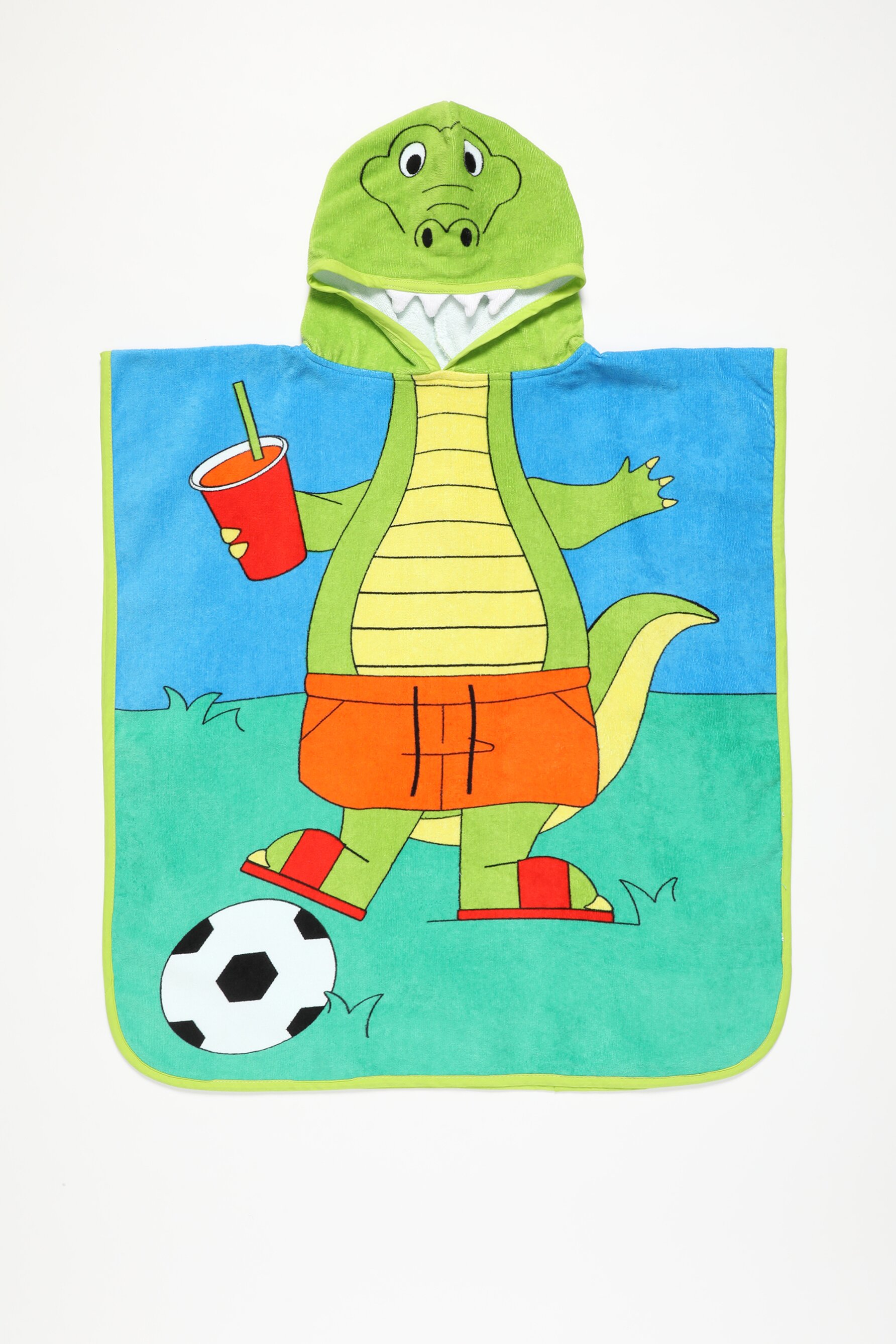 Crocodile terry poncho NEW IN Boy Kids Lefties Morocco