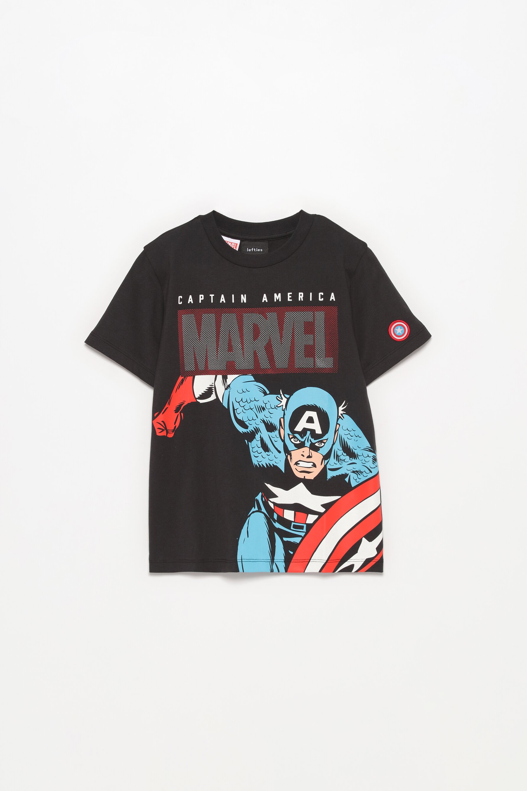 Camisetas Marvel Niño Camiseta Marvel Captain America Para Niños