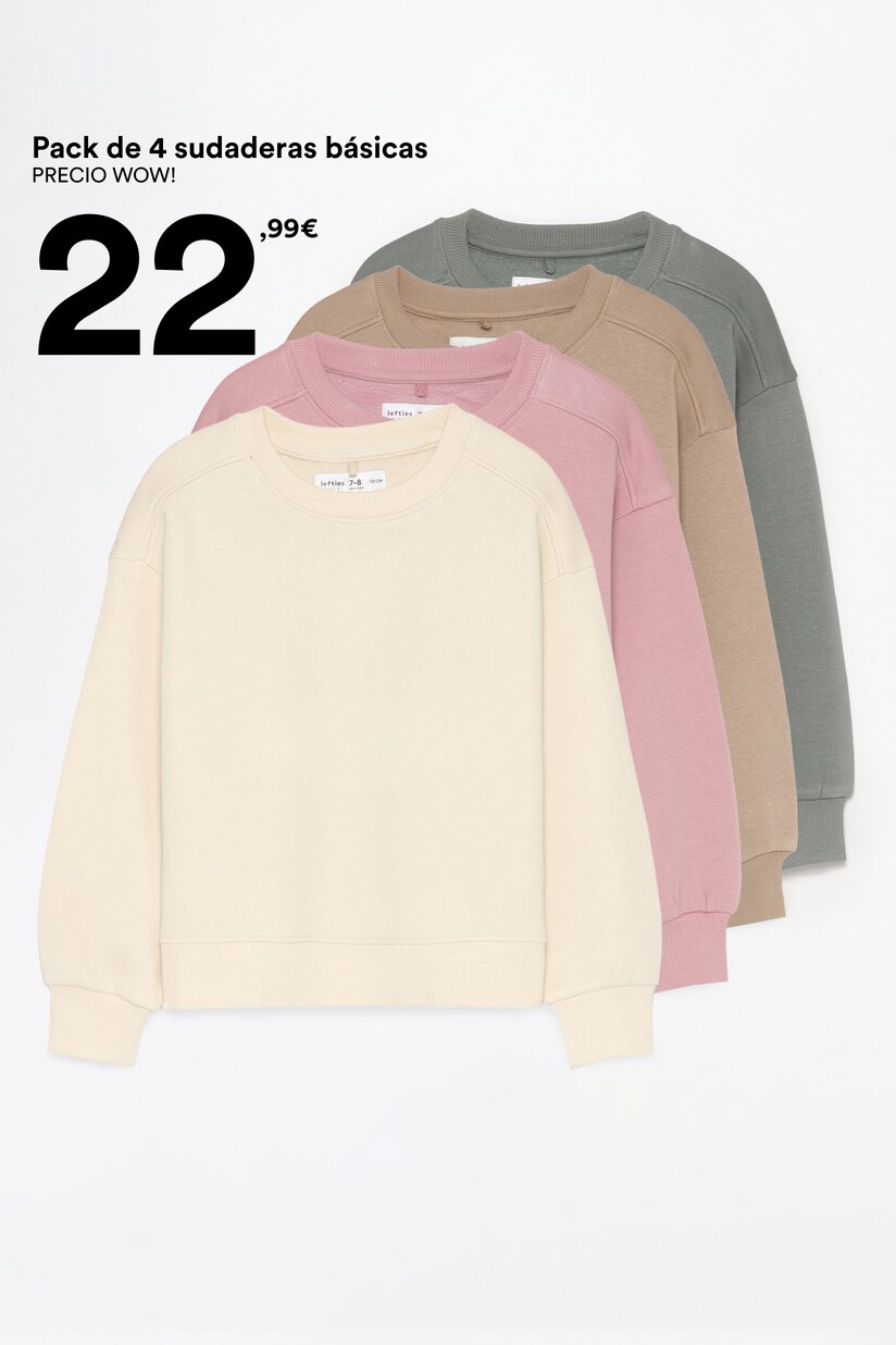 Sudaderas de nina Lefties Nueva Coleccion