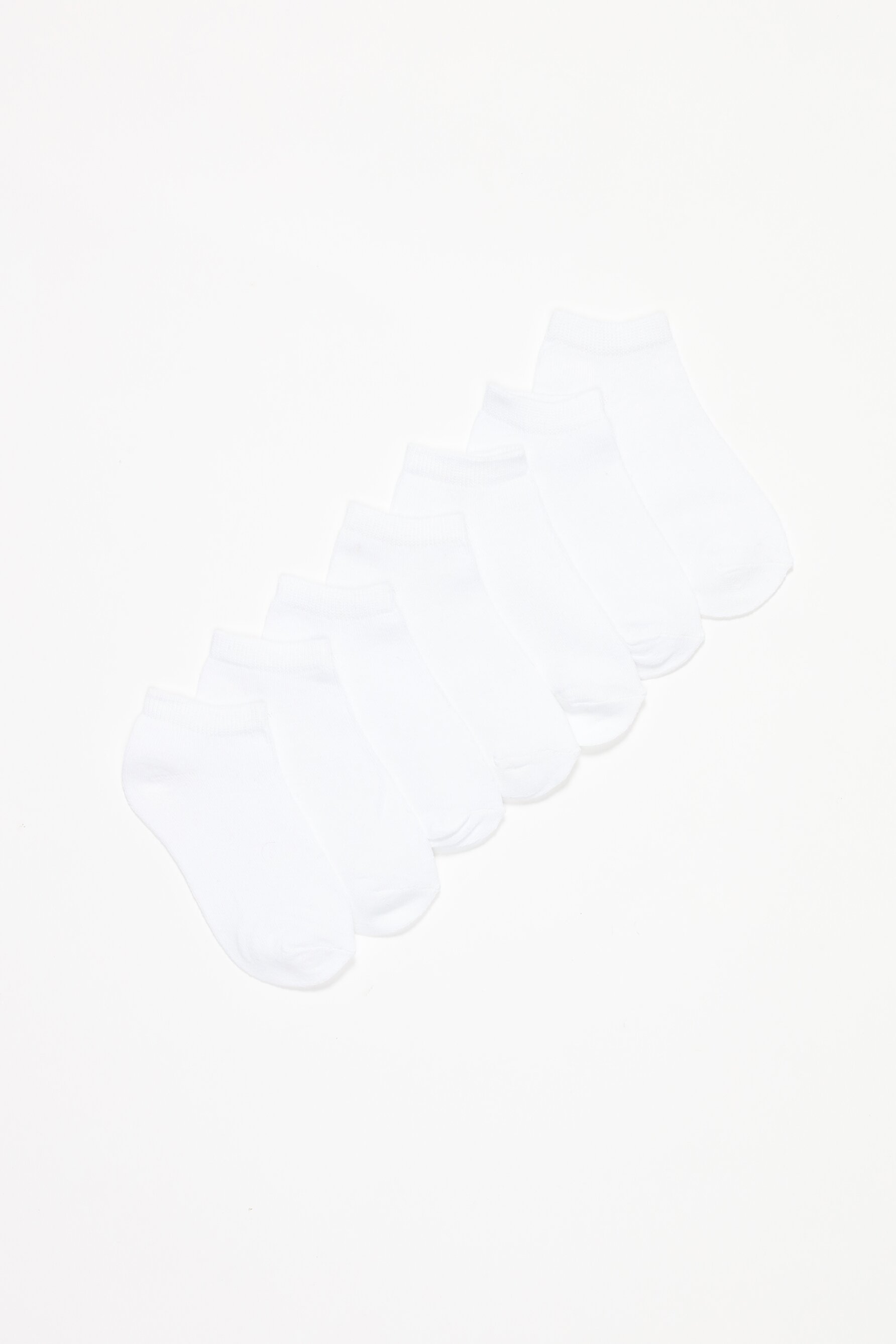 Pack de 7 pares de meias soquetes básicas Roupa Desportiva ROUPA