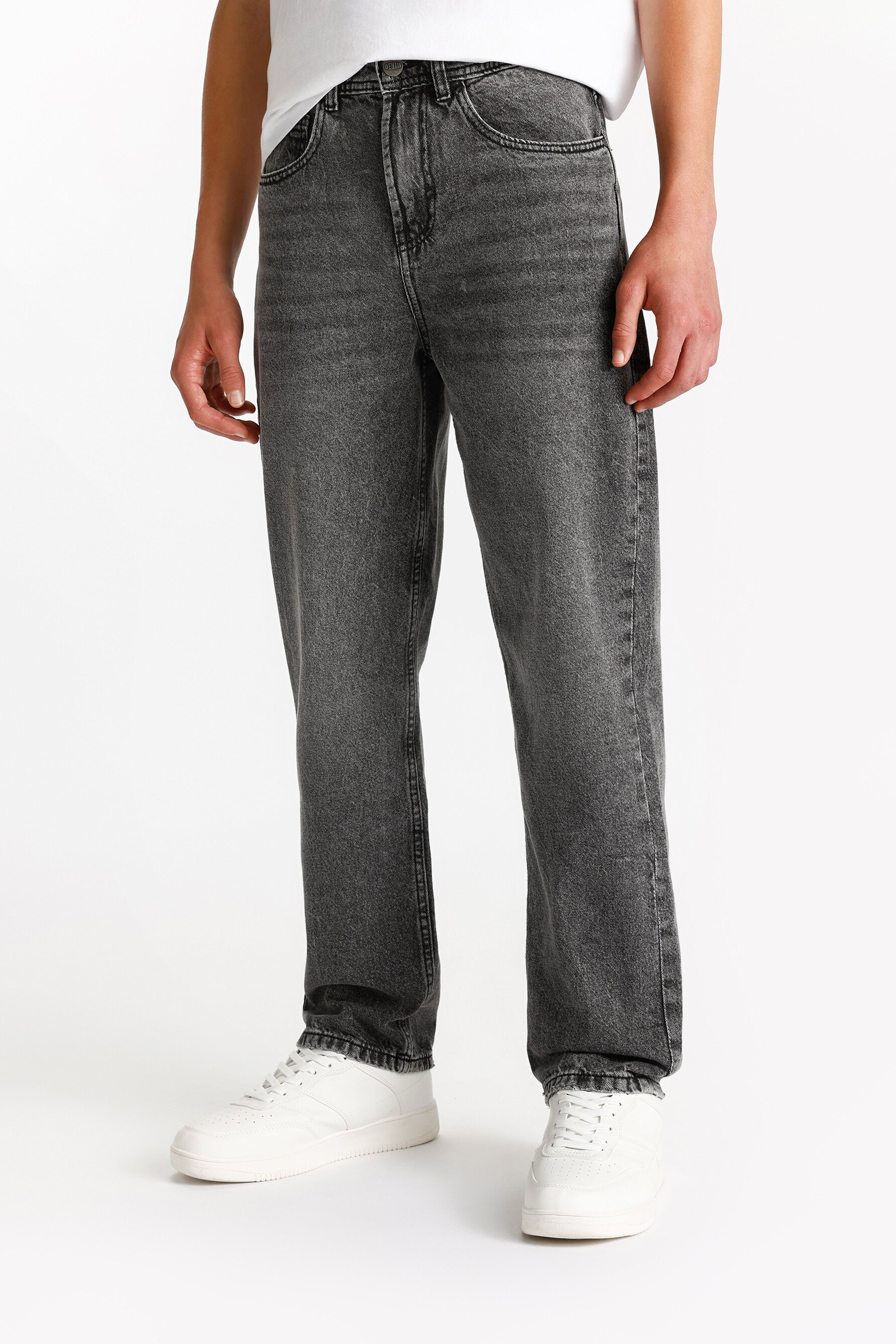 Jeans Primark Relaxed Directo Hombre Grises De LBO Vaqueros