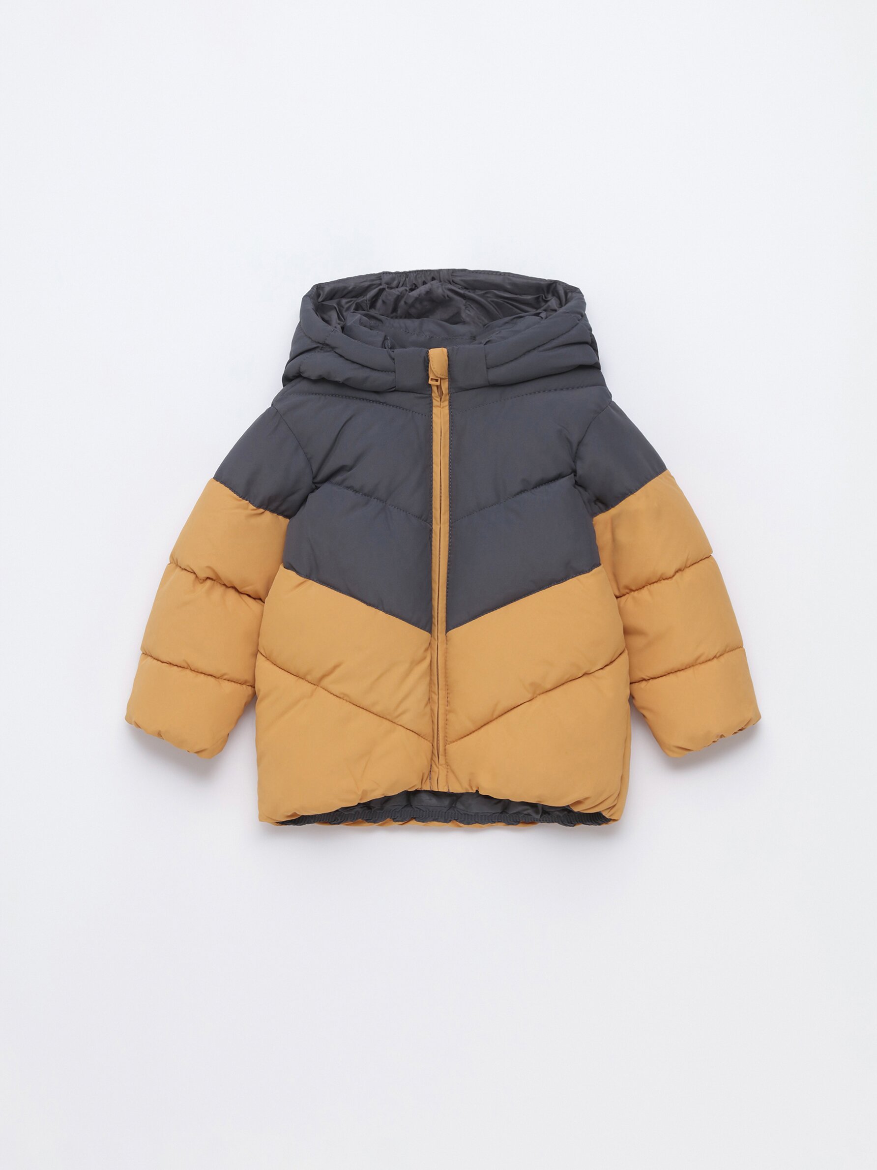 Boys hooded puffer coat hotsell