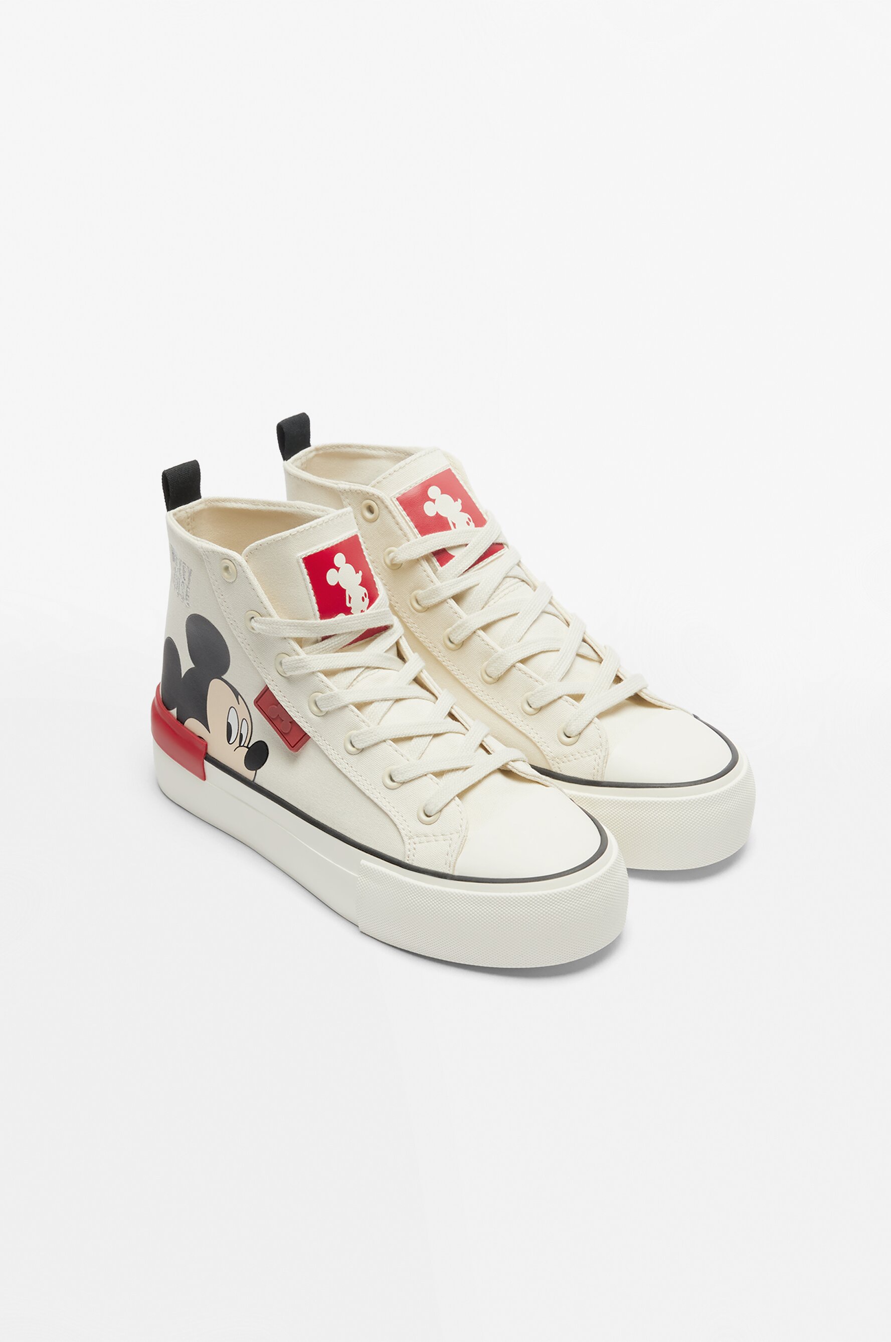 Mickey Mouse Disney high top sneakers Shoes Espadrilles FOOTWEAR Man Lefties Turkey
