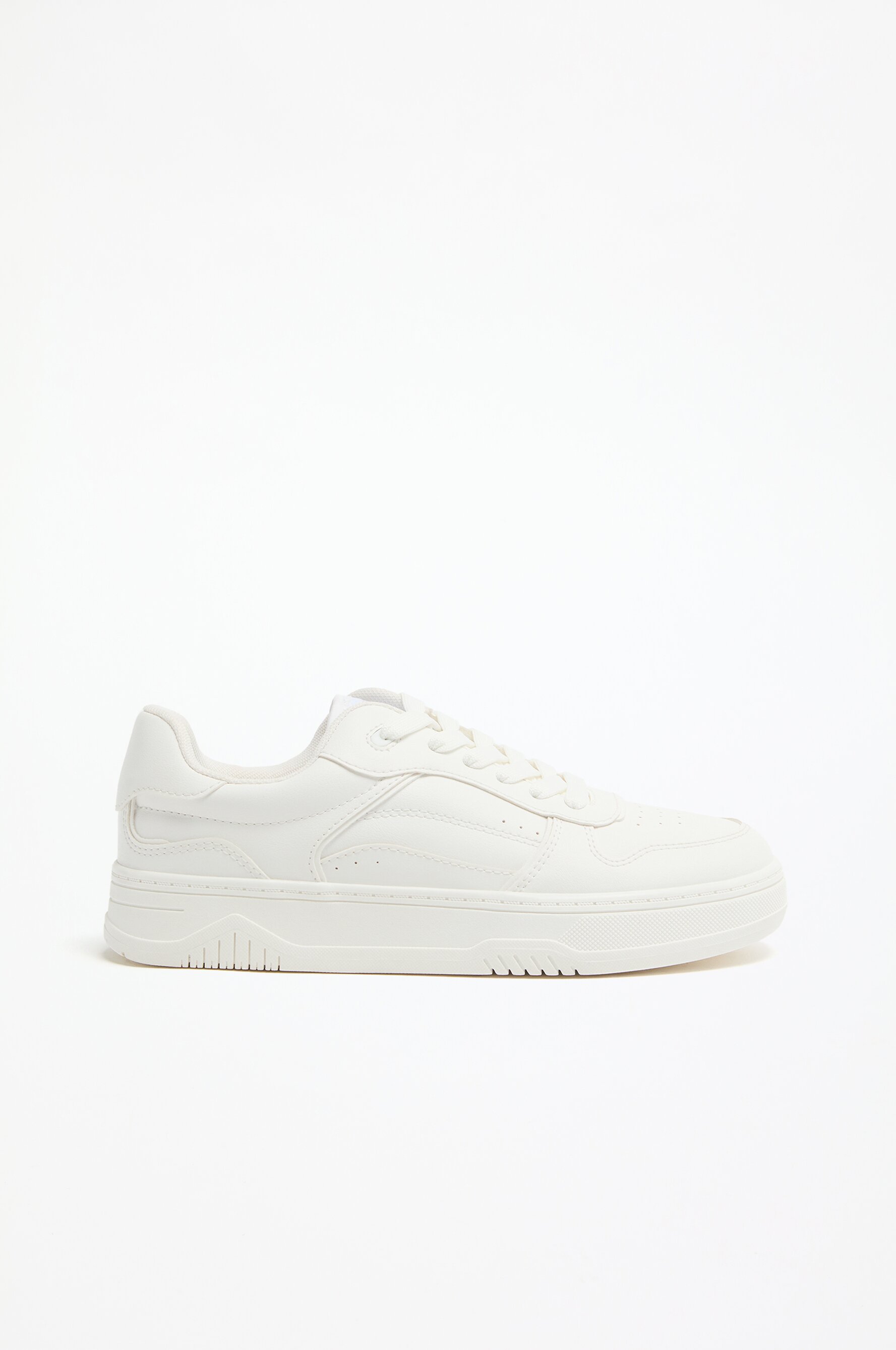 Chunky platform white trainers on sale