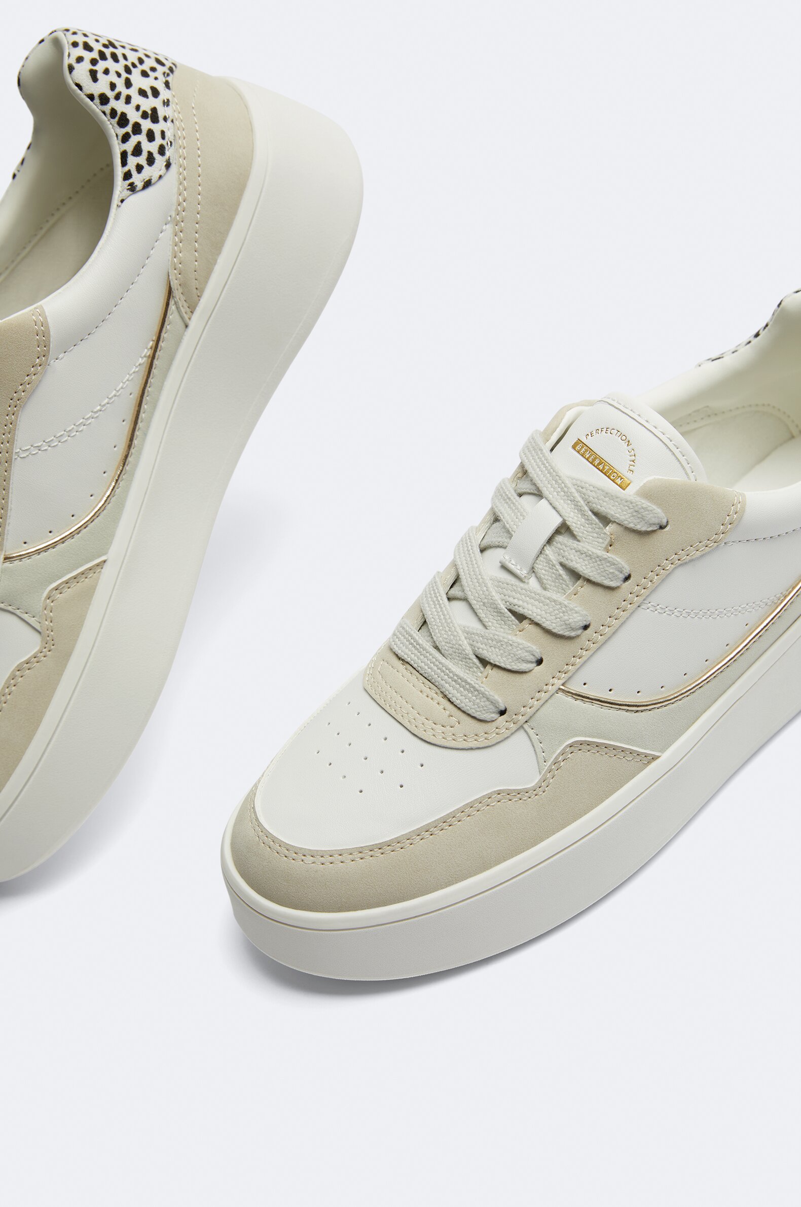 Printed chunky sole sneakers Lefties UAE Dubai Sharjah Ajman UAQ Fujairah