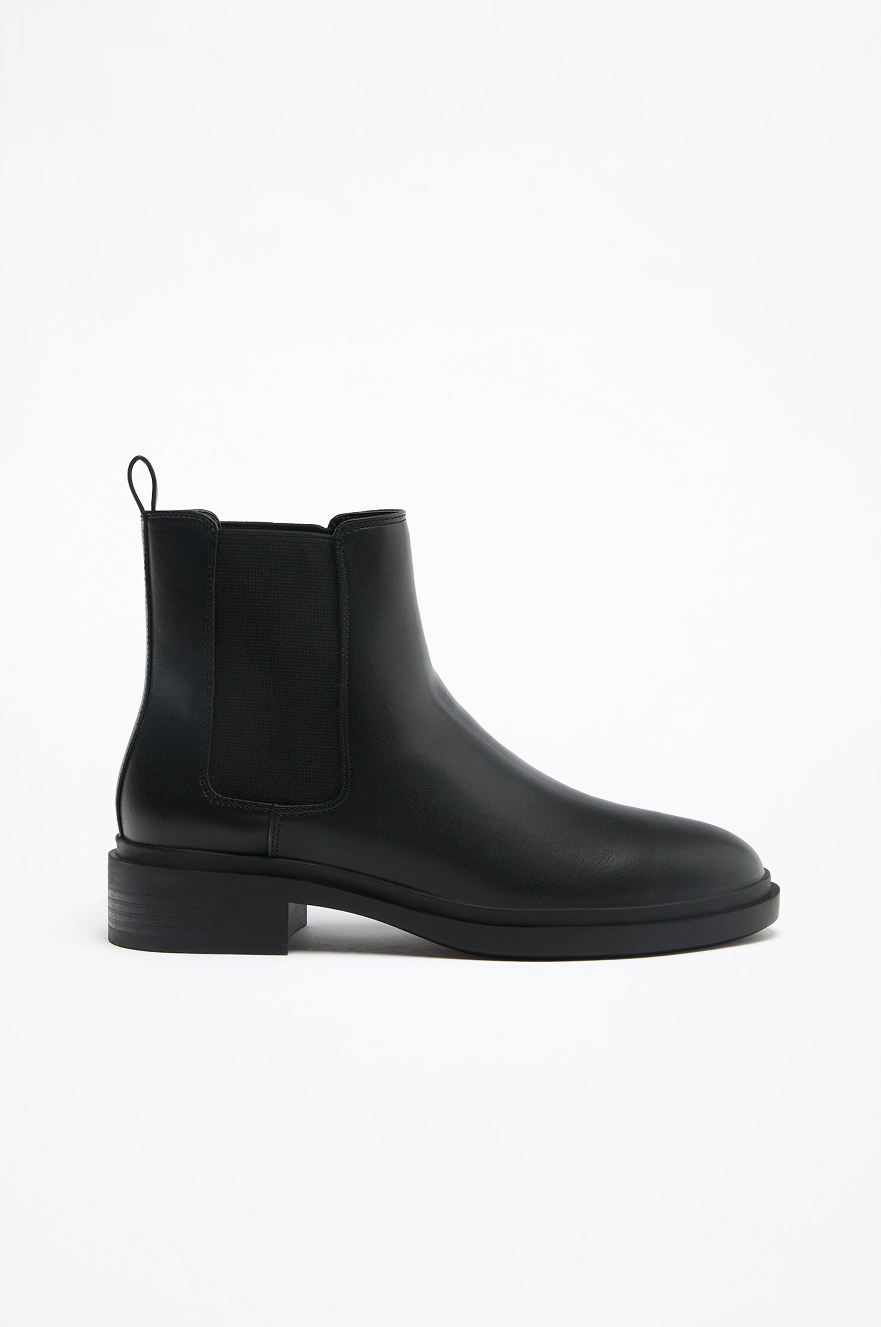 Matte black ankle boots shop