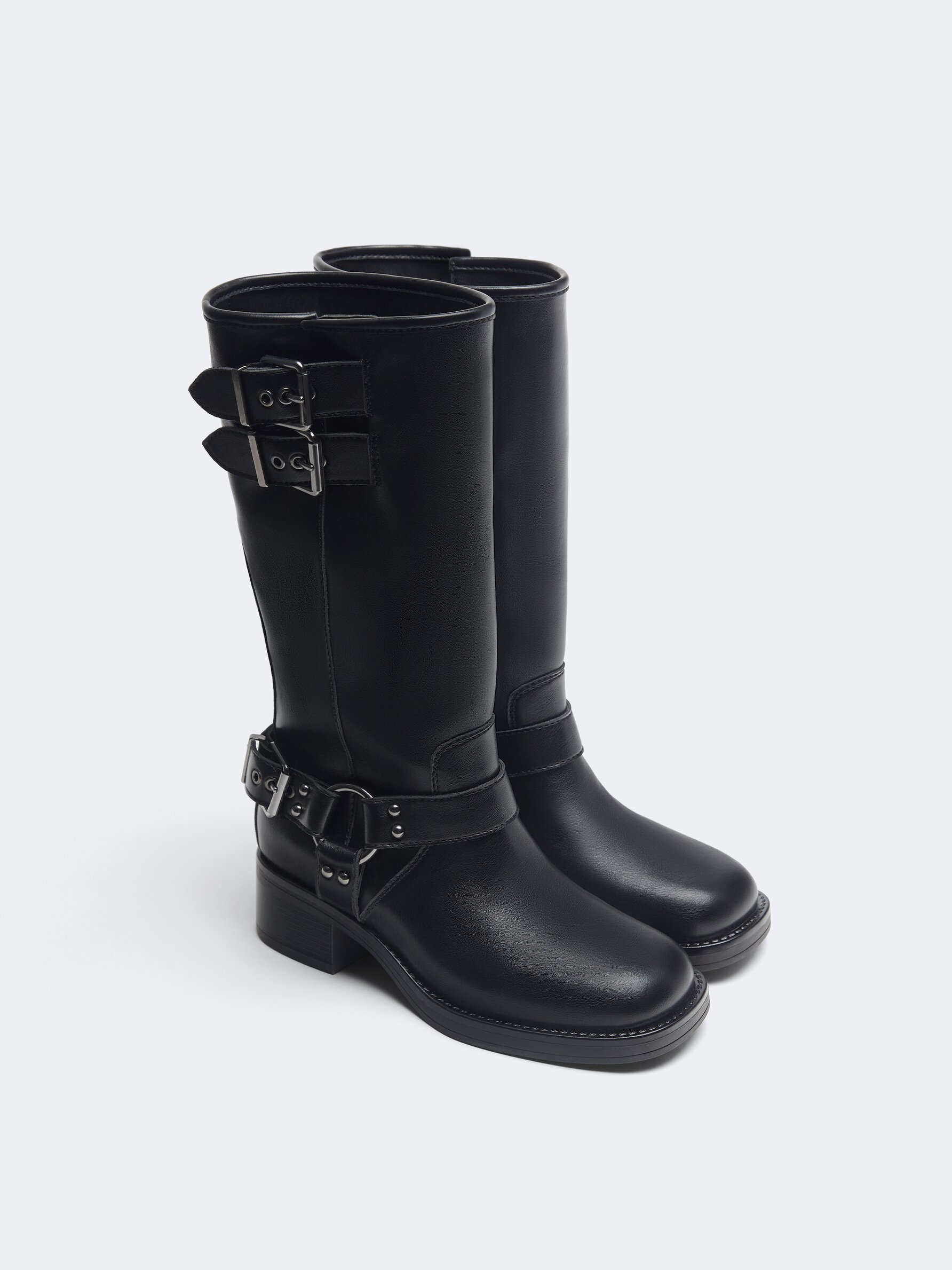 Motorcycle buckle boots deals